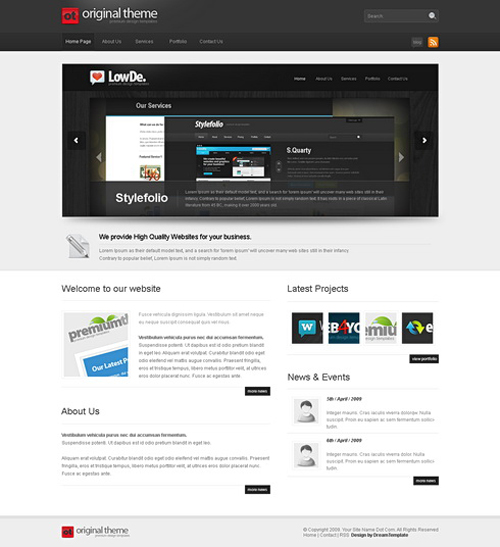 Website laten maken met Clean en Corperate 124 webdesign